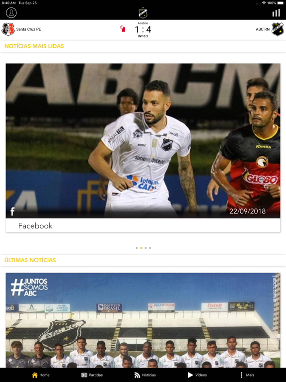 Screenshot #4 pour ABC Futebol Clube