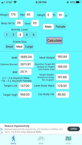 Game screenshot Workout Calc mod apk