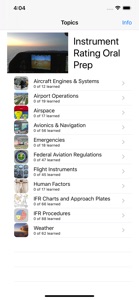 Instrument Rating Oral Prep screenshot #1 for iPhone