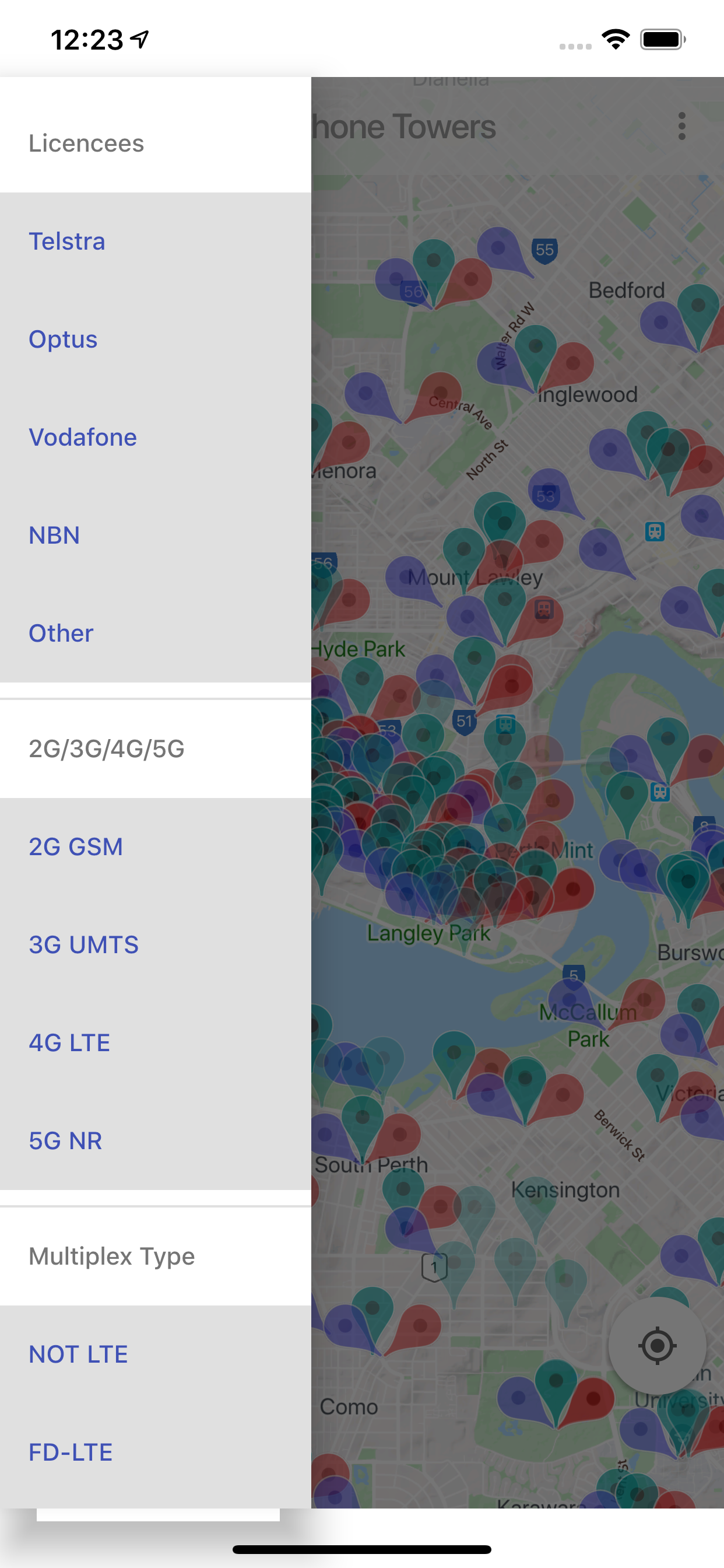 Aus Phone Towers (3G,4G,5G) screenshot 5