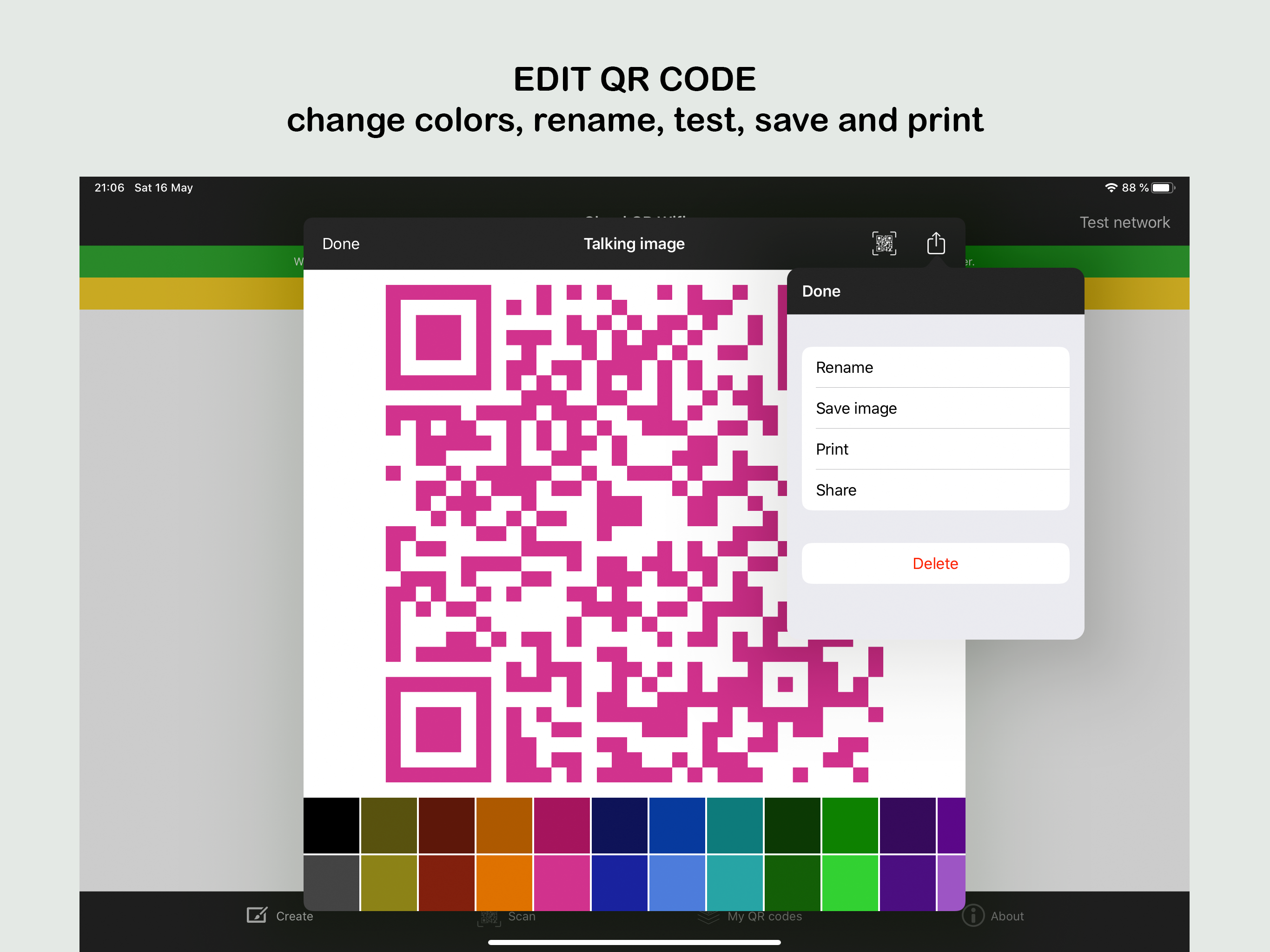 Cloud QR Wifi