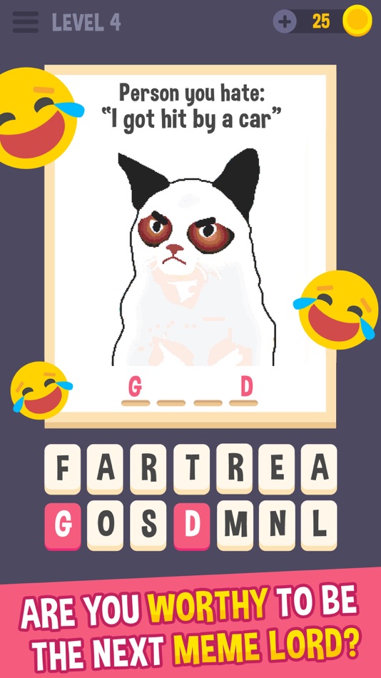 #1. YoU CoMpLeTe MeMe (iOS) โดย: Most Played Games Inc