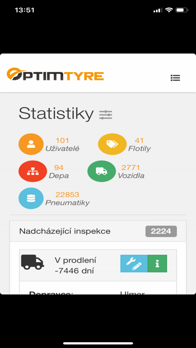 OptimTyre screenshot
