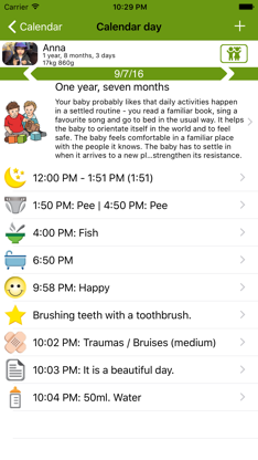 WomanLog Baby Pro Calendar screenshot 2