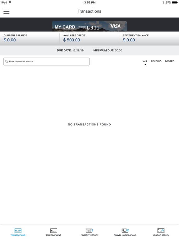 Titan FCU CC iPad screenshot