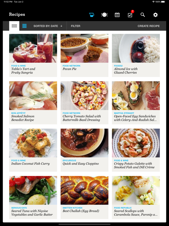 Pepperplate Cooking Planner