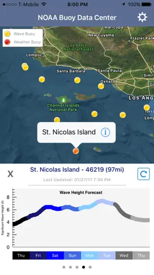 Ocean Water Temperature iPhone Screenshot 6
