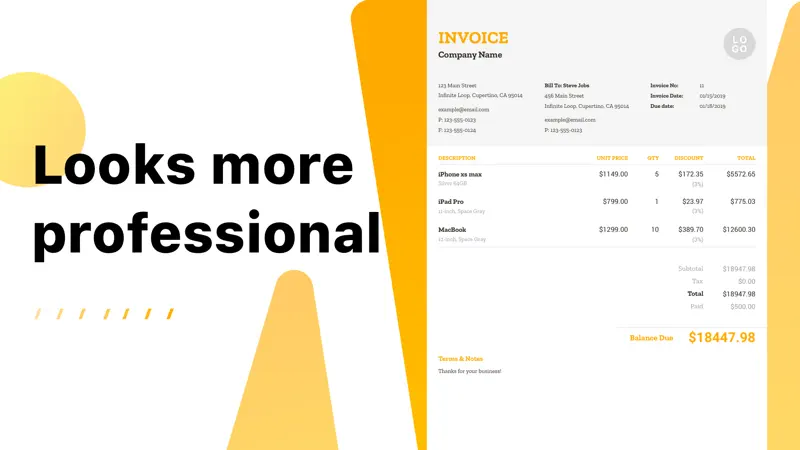 Nova Invoice-PDF Invoice Maker screenshot 1 of 8