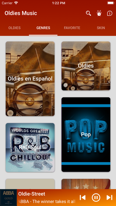 Oldies Music Radio App iPhone screenshot 5 - Music app