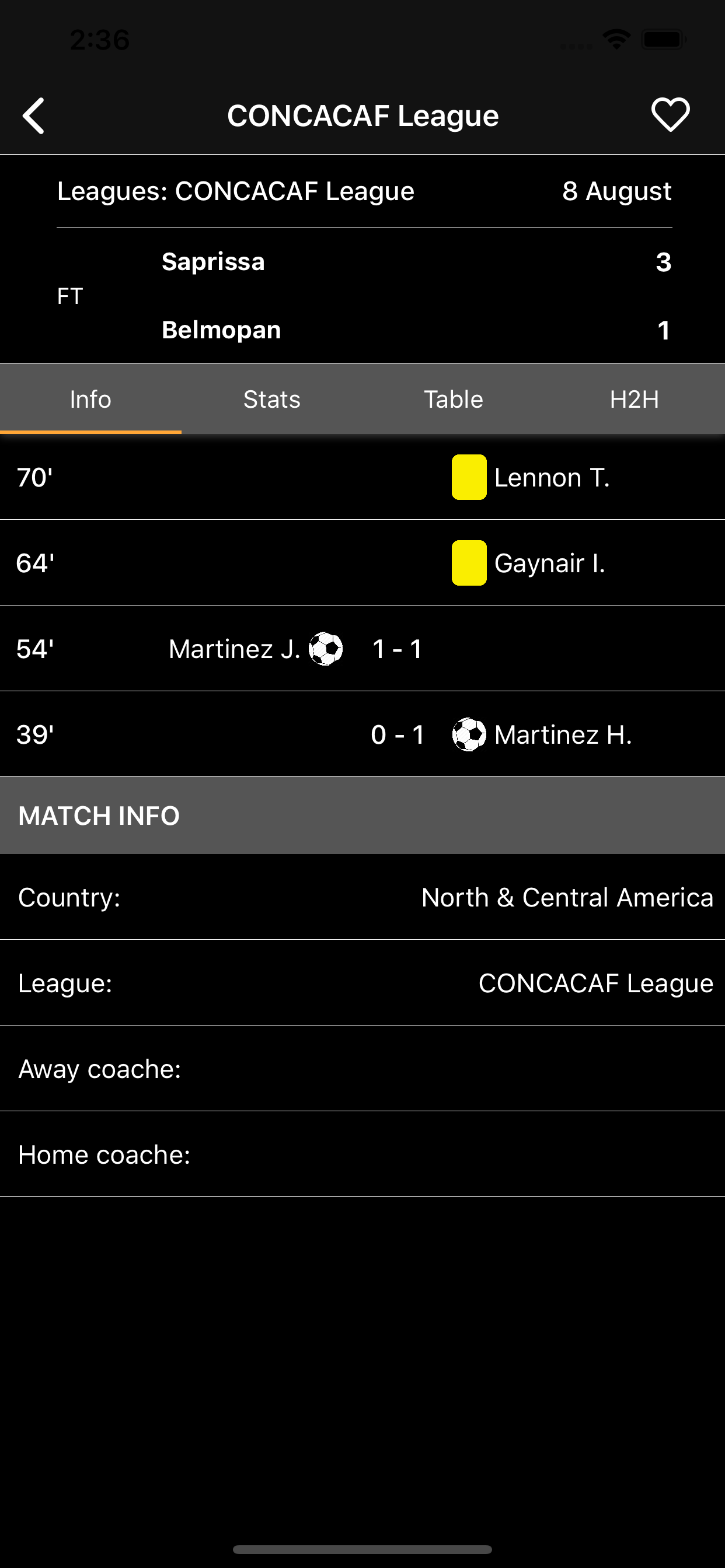 LiveSoccer screenshot 5