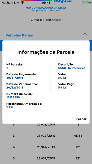 Consórcio Magalu - Cliente Screenshot