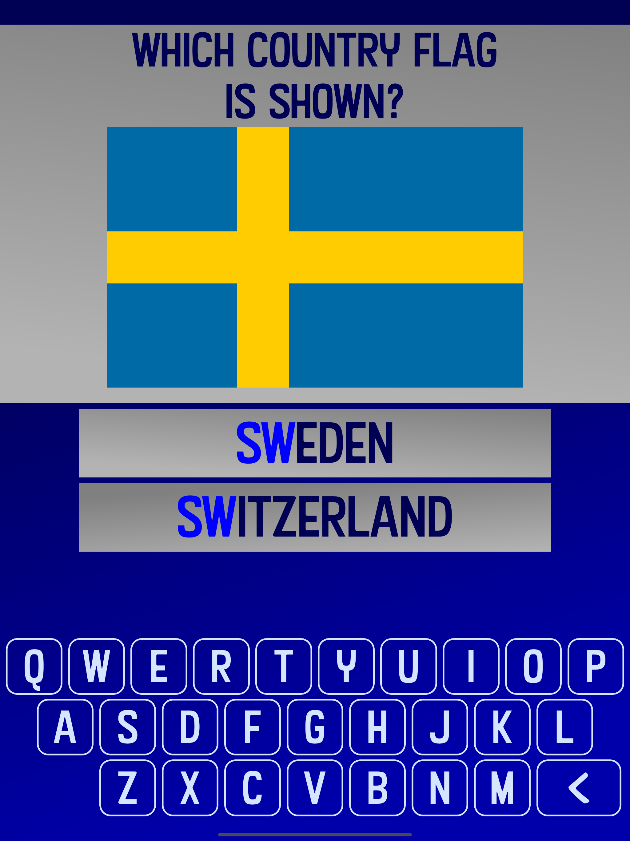 Big Flag Quiz: World Puzzle