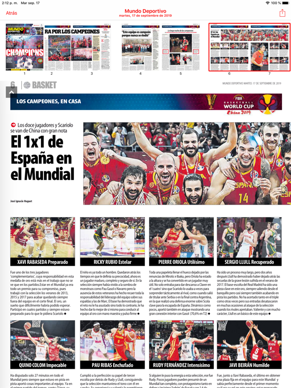 Screenshot #6 pour MundoDeportivo edición impresa