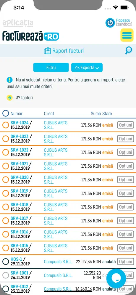 factureaza.ro app