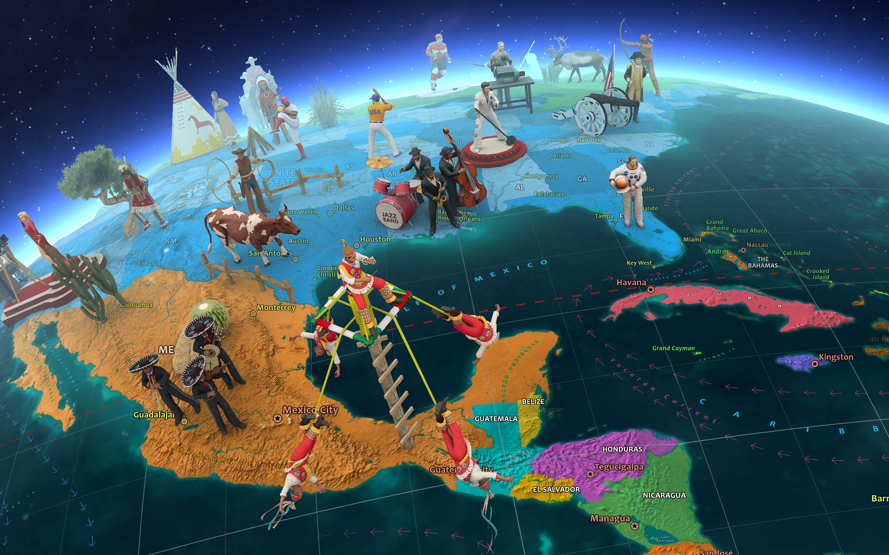 Screenshot do app Earth 3D