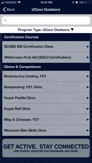 UConn Rec screenshot 3