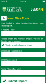 UofA Safe screenshot
