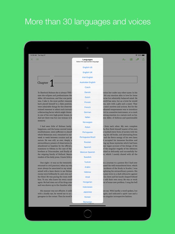 Screenshot #5 pour EPUB Aloud Reader Pro