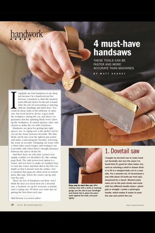 Fine Woodworking Magazine screenshot 2