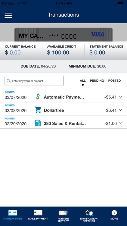 Texans Visa Card