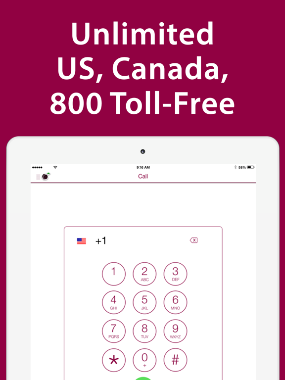 iPlum - US Phone Number Business Calling & Texting screenshot