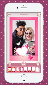 Love Photo Frames & Stickers screenshot