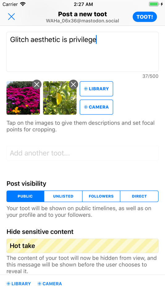 #4. Toot! for Mastodon (iOS) By: Dag Agren