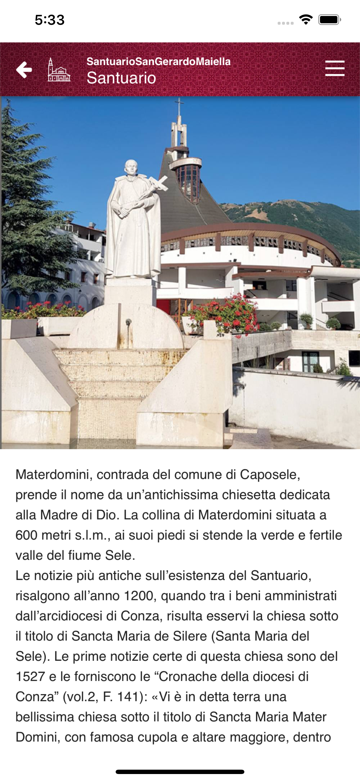 Santuario San Gerardo Maiella
