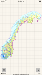 Here and there+ (offline maps) screenshot