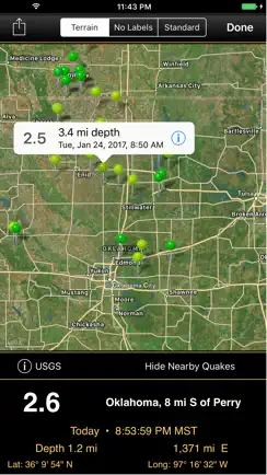 QuakeWatch iPhone image 4