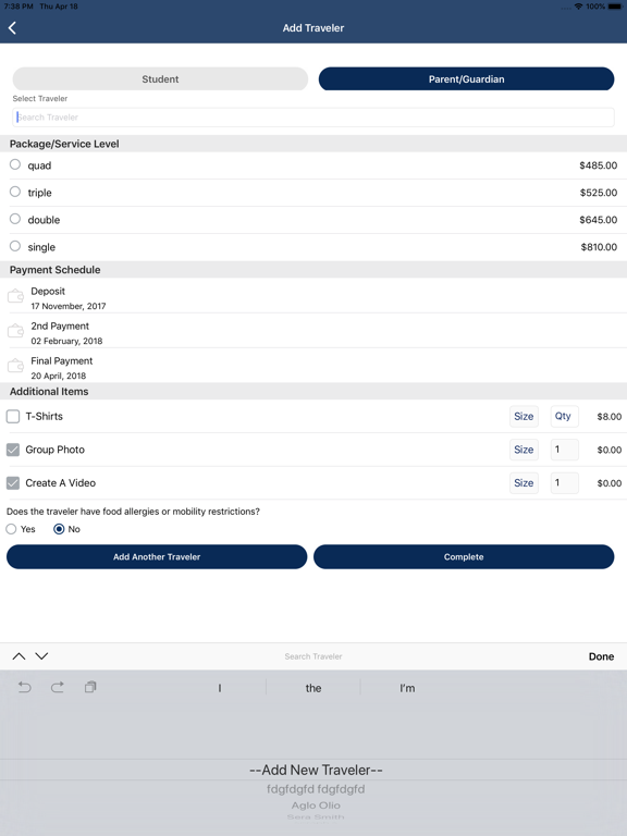 Screenshot #6 pour Nowak Tours Trip Manager