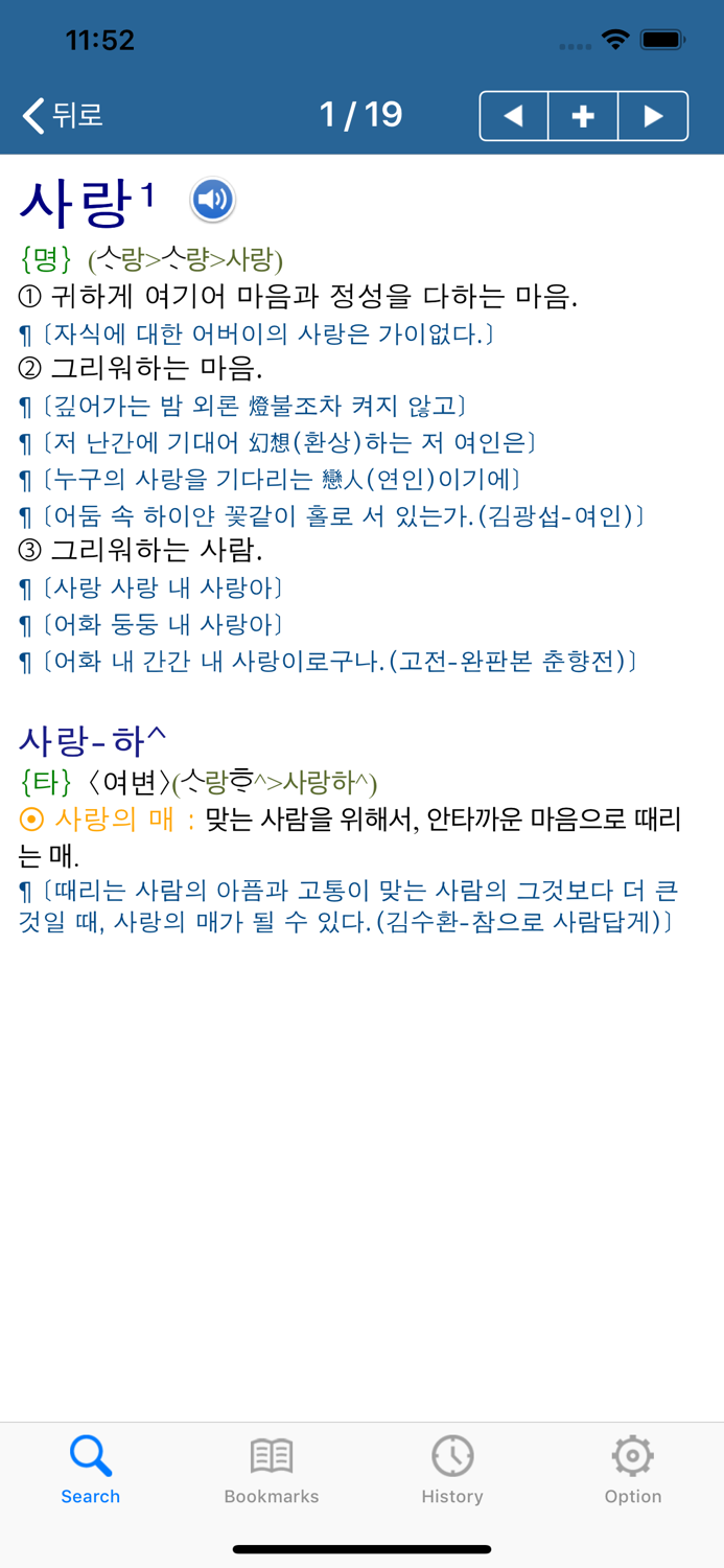 국어대사전 - Korean Dictionary