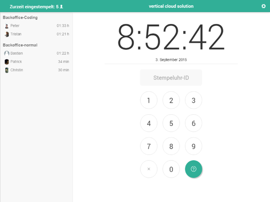 Screenshot #4 pour gastromatic-Stempeluhr