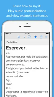portuguese dictionary. iphone screenshot 2