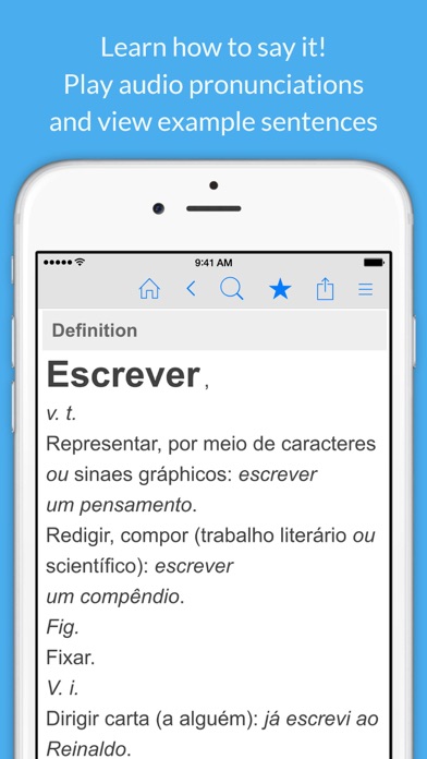Screenshot #2 pour Portuguese Dictionary.