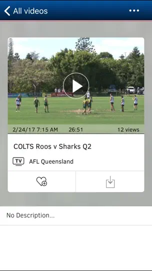 Screenshot von Dartfish Express AUS Footy auf dem iPhone 2