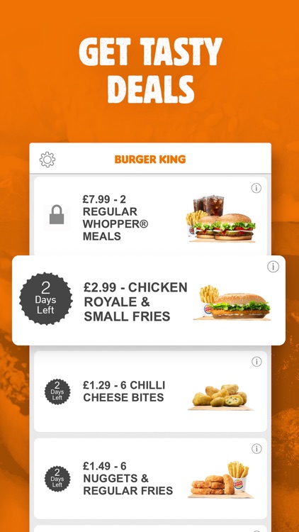 Burger King Vouchers Menu By Emn8 Inc