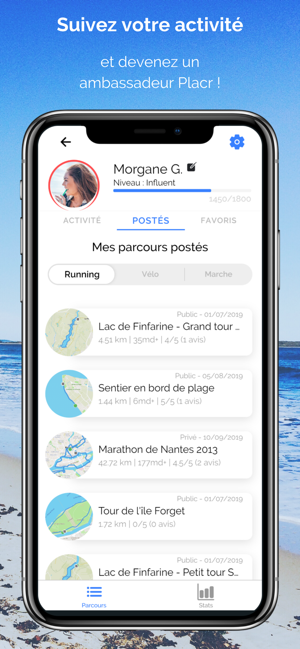 Placr - Parcours Running, Vélo(圖6)-速報App