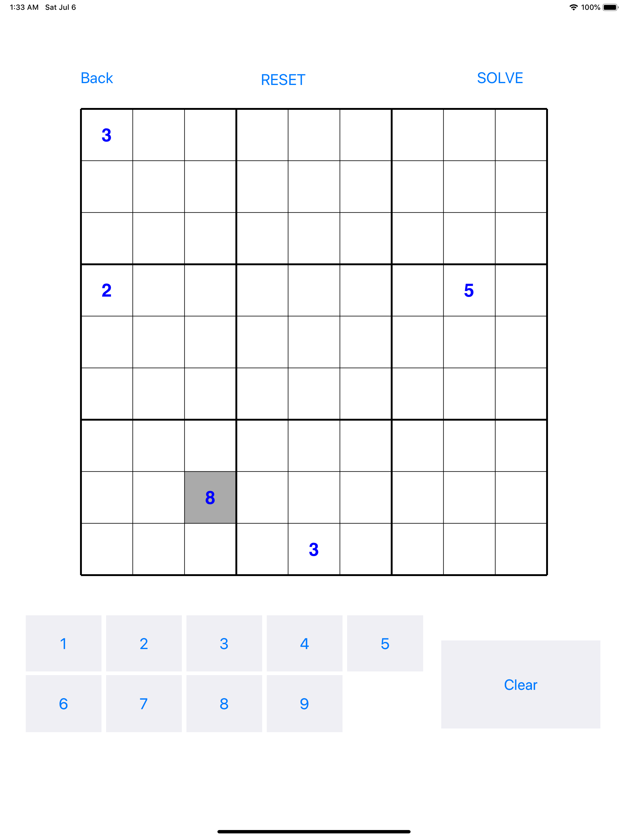 Soduku Solver Solution