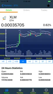 mobile hitbtc iphone screenshot 4