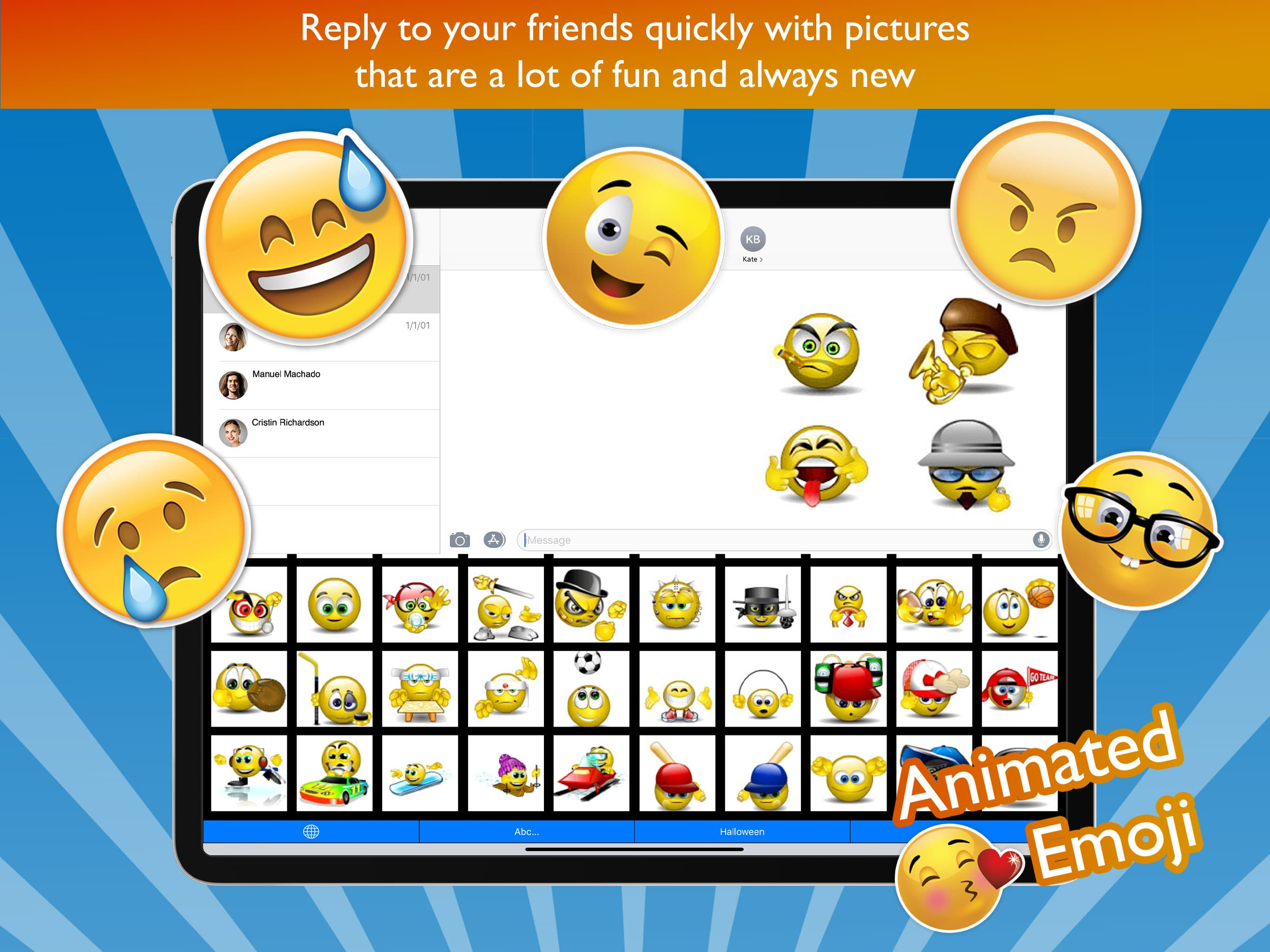 Animated Emoji Keyboard