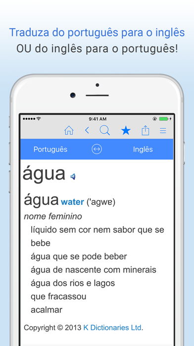 Dicionário Português Inglês Screenshot