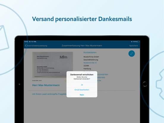 Screenshot #6 pour LeadHound - Leaderfassung
