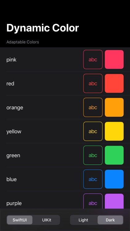 Dynamic Color