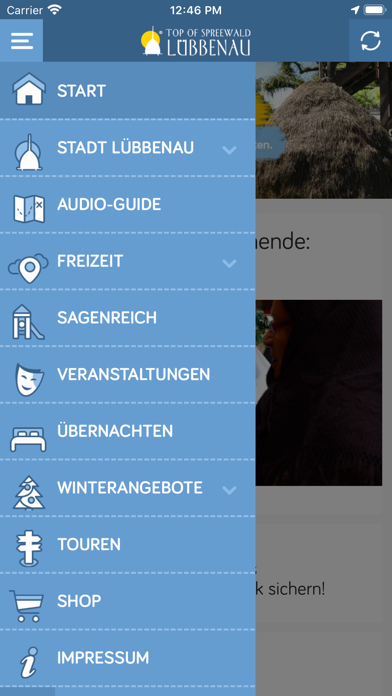 Lübbenau App Screenshot
