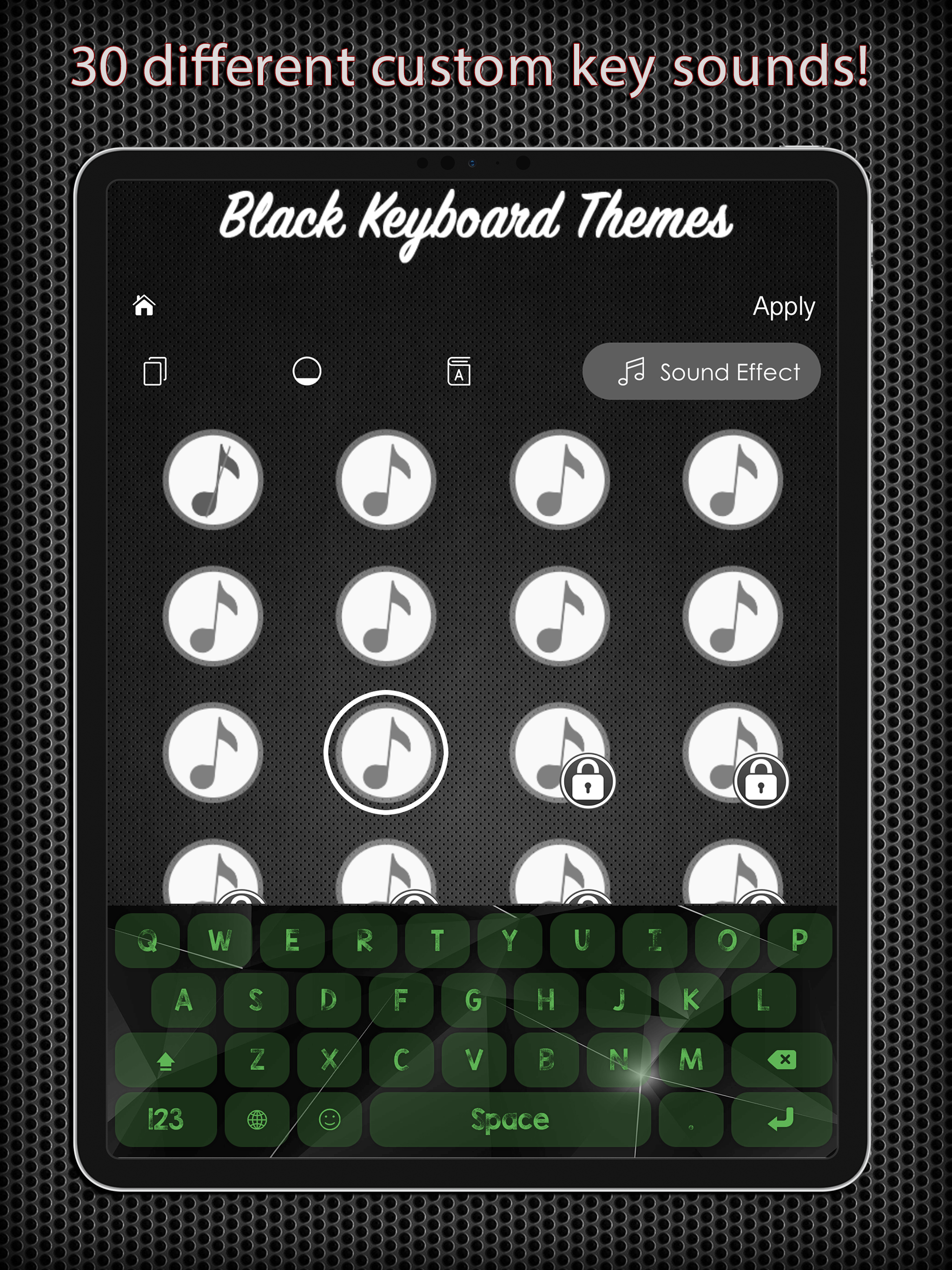 Black Keyboard & Key Themes