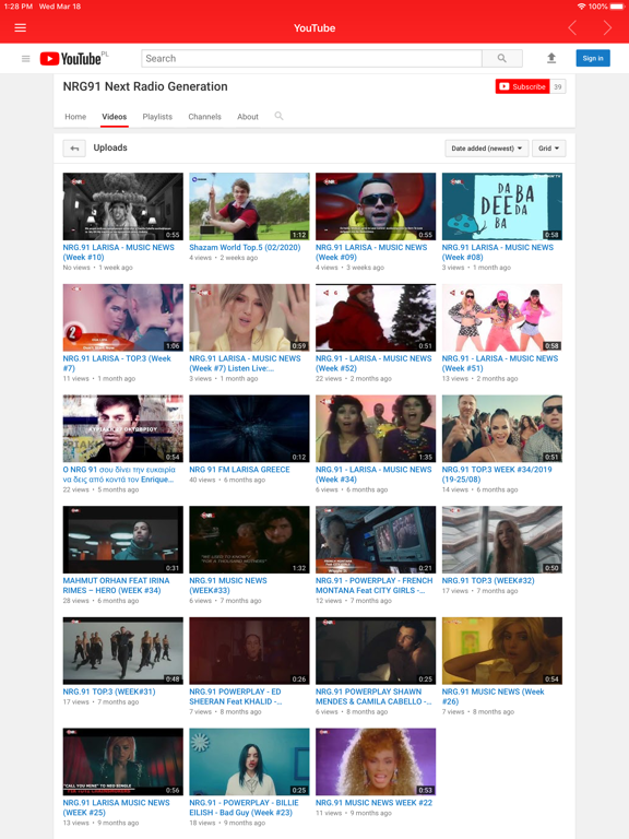 NRG 91 iPad screenshot 6 - Music app