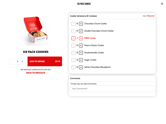 Sweet Charlie's iPad screenshot 3 - Food & Drink app