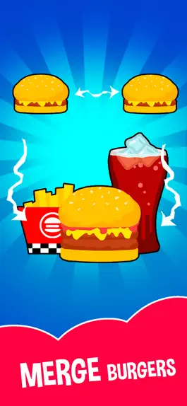 Game screenshot Merge Burger Restaurant mod apk