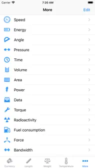 IConvert - Unit and Currency iphone bilder 3